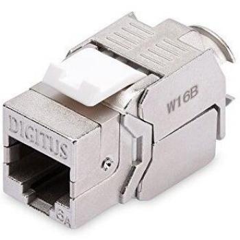DIGITUS CAT 6A Keystone Jack, Reinforced for Tool Free Installation, Set of 24 (DN-93615-24)