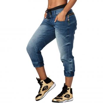 Zumba Fitness Denim Daze Zip‑Up Pant (XL)