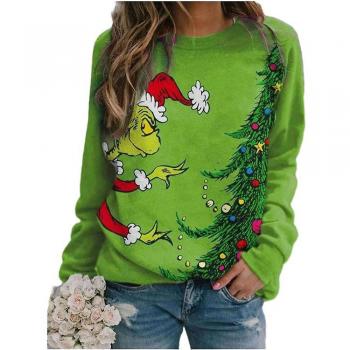Sudadera Estampada El Grinch Verde L