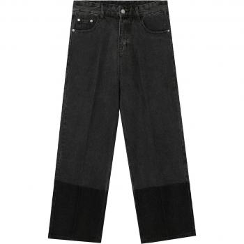 Casual Loose Fit Wide Leg Denim Jeans for Men