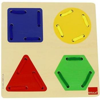 Jumbo Formen-Fädelspiel D55016 – Farben & Lernspaß