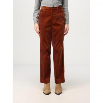 A.P.C. Pantaloni Velluto Ruggine Donna Taglia 26