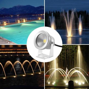 10W 12V IP68 Underwater LED Light for Aquariums and Outdoor Use