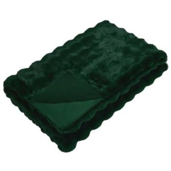 Nature’s Pouch Faux Fur Cover – Evergreen Green, 240x270cm