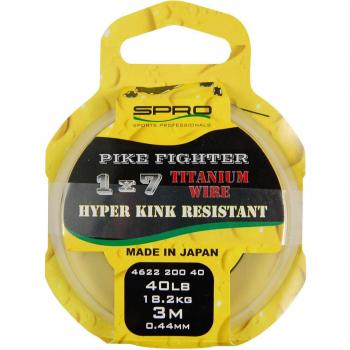 Spro Hecht Titan Draht 1x7 ø 0,38mm 13,6kg Tragkraft