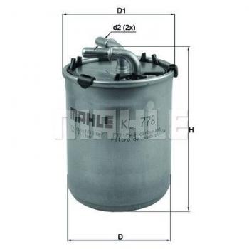 MAHLE Filtro Combustibile KL 778