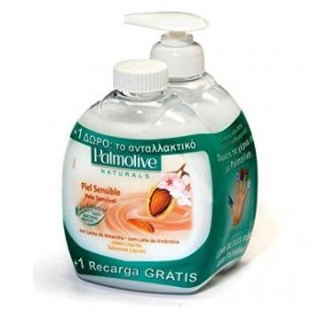 Pack de Savon Liquide Palmolive 2x300ml Lait et Amande