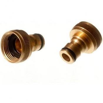 Snap Fit Tap Adaptor 13mm Hose Solid Brass