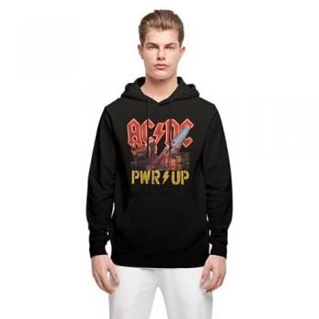 F4NT4STIC Hoodie ACDC Rock Band PWRUP Stage Lights, Größe L, schwarz