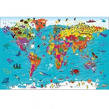 Collins Children’s World Wall Map: An illustrated poster for your wall: 12 (Collins Children's Poster)