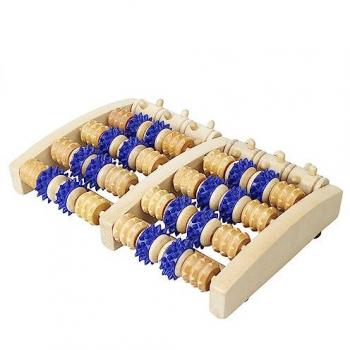 Massage Pieds Bois – 27 × 18 cm (marque Vivezen)