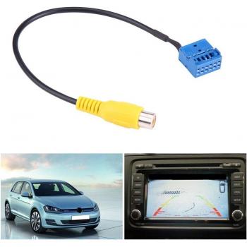 Dual RCA Line Rear View Camera Cable for Skoda