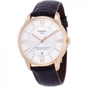 Reloj Tissot Chemin des Tourelles Hombre Piel Color Café