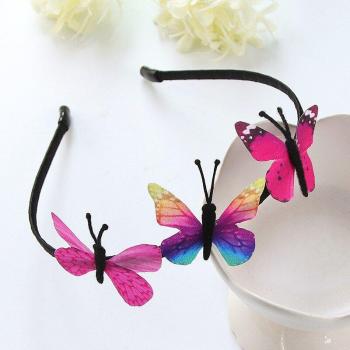 Bandeau Fille Fée Coloré à la Main