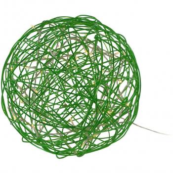 Palla di design LED 3D Galax Fun, Ø 30 cm, verde