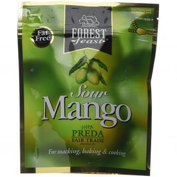 Forest Feast Premium Fruit Doypacks Mango Sour 130 g (Pack of 4)