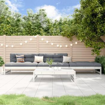 Arredo Salotto Da Giardino Prolenta Premium 4 pezzi bianco