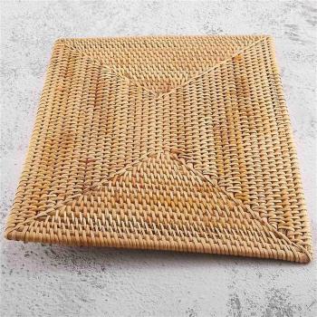 Tapis de table isolant en rotin