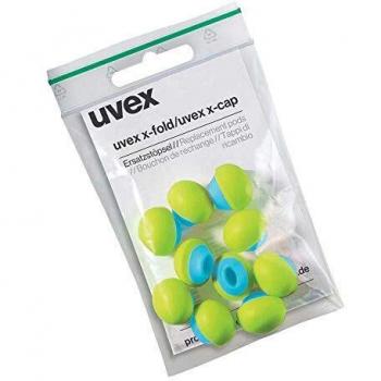 Uvex X-CAP X-FOLD 2125351 ErsatzstÃ¶psel fÃ¼r BÃ¼gelgehÃ¶rschÃ¼tzer 5 Paar