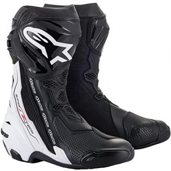 Bottes de moto Alpinestars Supertech R Noir Blanc taille 41