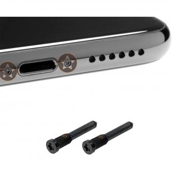 TechZone Black Bottom Pentalobe Torx Screws for Apple iPhone XS Max