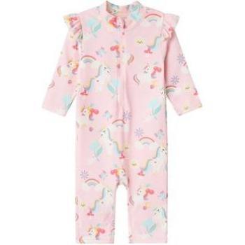 Costume da bagno UV Nmfzila Parfait Magenta