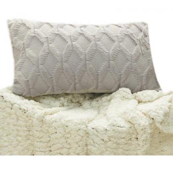 Handmade Geometric Diamond Pattern Throw Pillow Cover