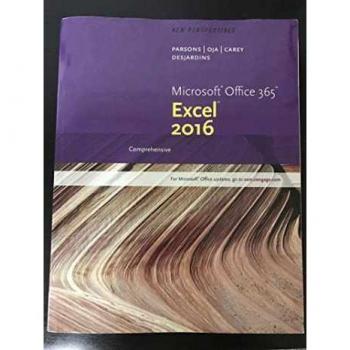 Cengage Learning New Perspectives Microsoft Office 365 Excel 2016: Comprehensive