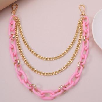 Gold Metal Tassel Chain Belt for Women
