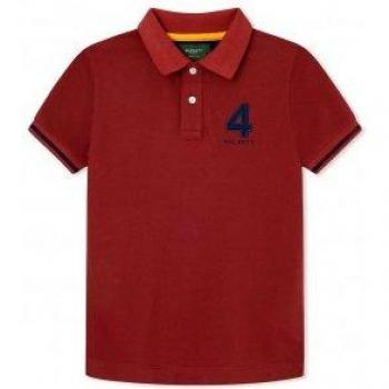 Polo piqué para bebé niño con número bordado