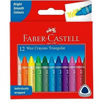 Pack de craies de cire en forme triangulaire par Faber-Castell