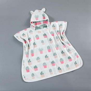Kids Cartoon Bathrobe with Hood