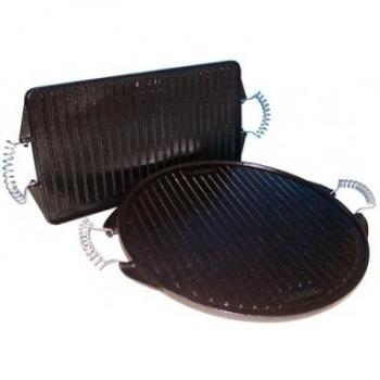 Garcima Plancha Hierro Fundido Rectangular Esmaltada 24x44 Cm | Vida útil Prolongada