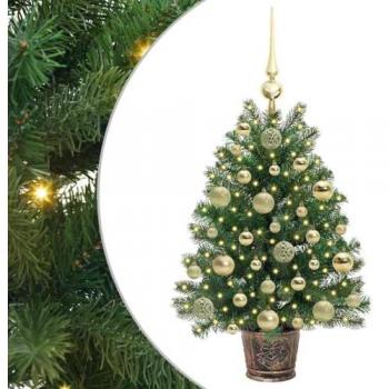 Arbre de Noël Traditionnel 150 LED Vert 75 cm