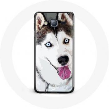Siberian Husky Blue Eyes Case for Samsung Galaxy J3