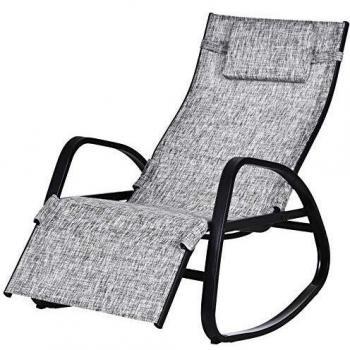 Fauteuil Rocking Chair Outsunny Réglable