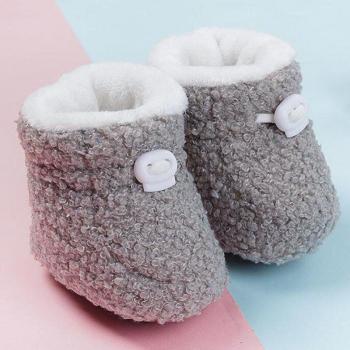 Cotton baby booties