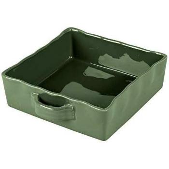 Plaque de cuisson carrée 23 cm x 23 cm Gusto Céladon