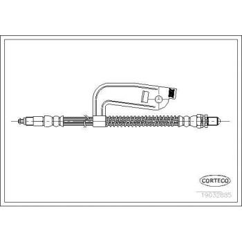 CORTECO Flexible De Frein Avant Droit 19032885