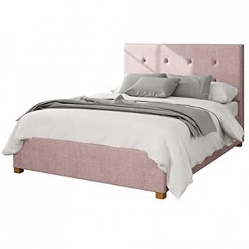 Presley Storage Ottoman Bed – Pure Pastel Cotton Fabric (Small Double)