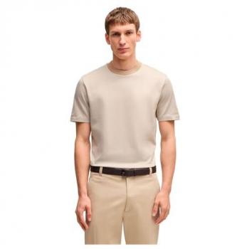 BOSS Regular-Fit T-Shirt 'Thompson' in Beige