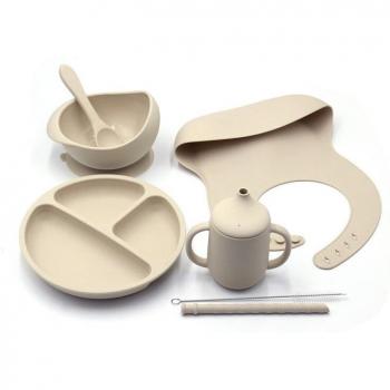 Non-Slip Baby Tableware Collection – 7 Pieces