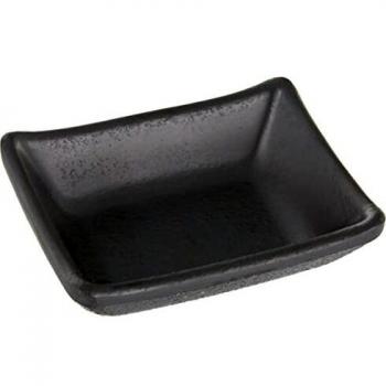 LACOR Plat Rectangulaire Mélamine Noir 9 x 7 x 3 cm