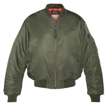 Bomber Verde Schott NYC Oversize M