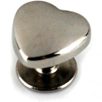 Remaches de Metal en Forma de Corazón – 10 Uds