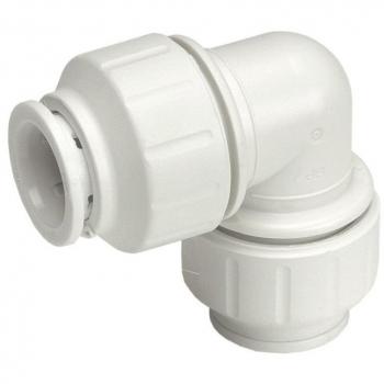 John Guest Speedfit 22 mm Elbow PEM0322WP Push fit fittings for plastic or copper pipe (Pack of 1)