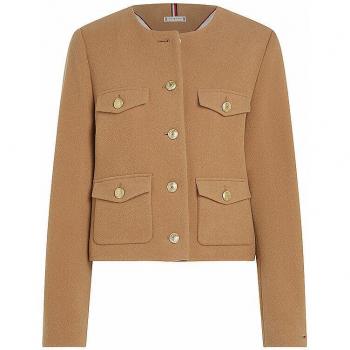 Giacca di transizione beige Tommy Hilfiger WW0WW43754 Regular Fit