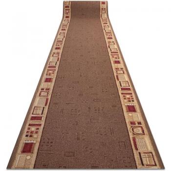 RUGSX Runner anti-slip JENA brown 120cm brown 120x410 cm