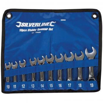 Llaves combinadas Silverline 630063, 10 pzas
