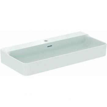 Lavabo blanc Ideal Standard T369301, 1000 x 450 mm, avec trop-plein